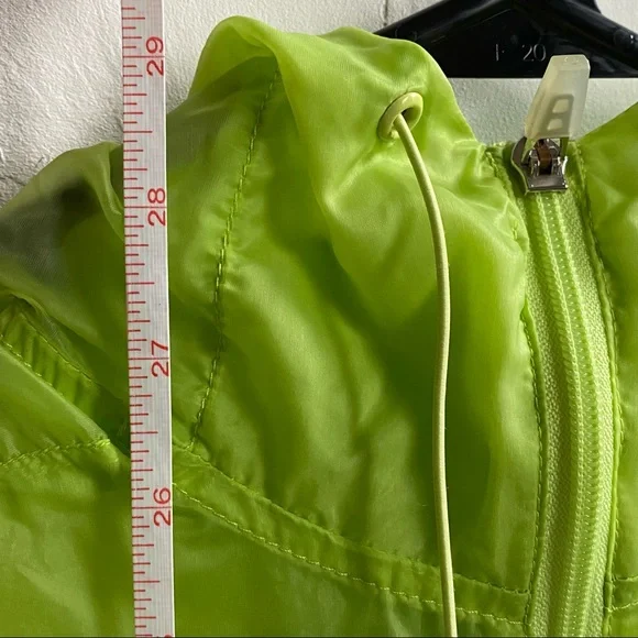 WIND BREAKER lime green size small - Picture 4 of 5